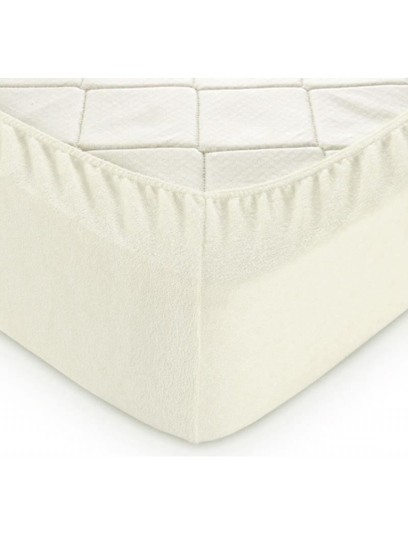 Простынь махровая на резинке (160х200х30) Marshmallow