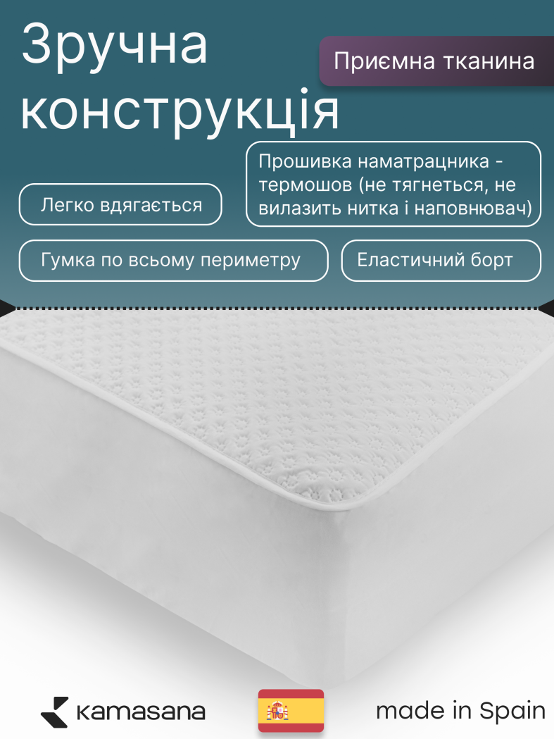 Наматрацник захисний Kamasana Burbujas