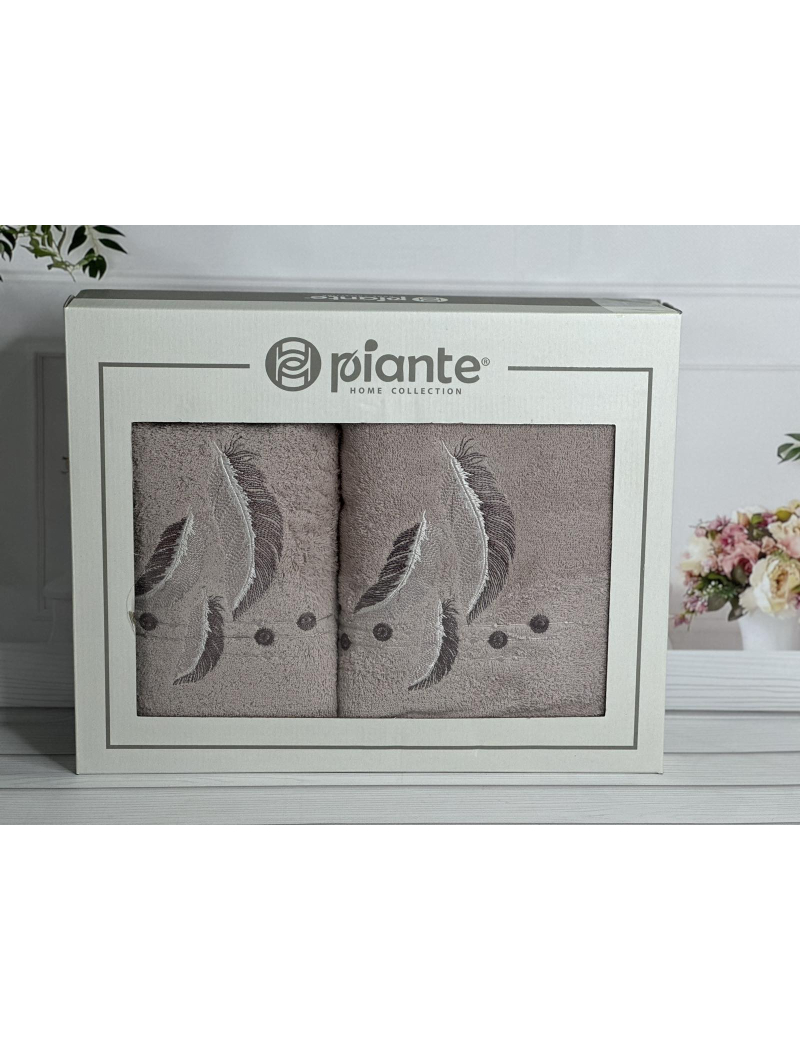 Piante pero gul 3D 2в1 бавовняні рушники.Туреччина.