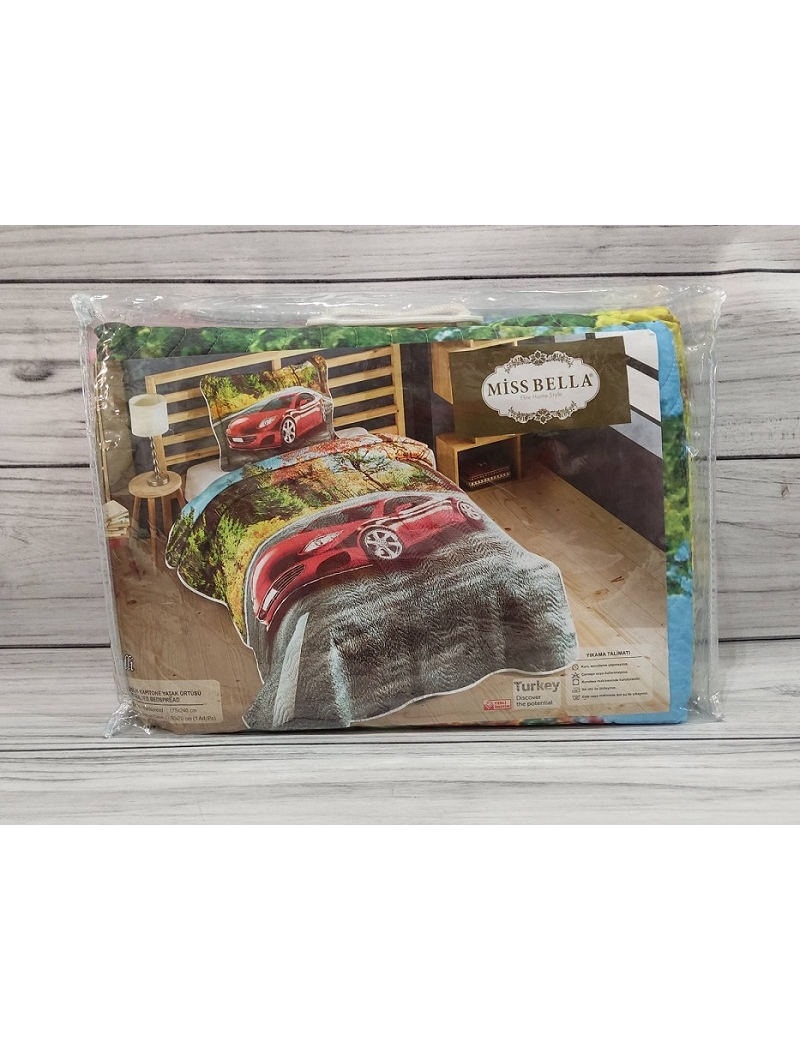 Ralli полуторне покривало з наволочкой. Miss Bella Туреччина.
