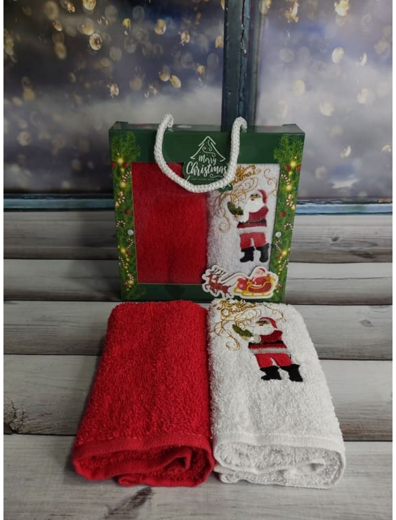 Bella Karina Christmas breaz новорічні рушники, 30х50см.