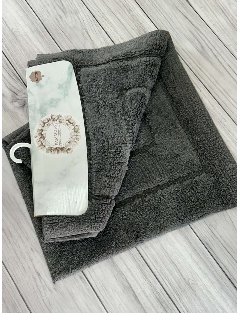 Kvadrat antrasit. Килимки в ванну кімнату 2в1. Pammuks Collection Туреччина