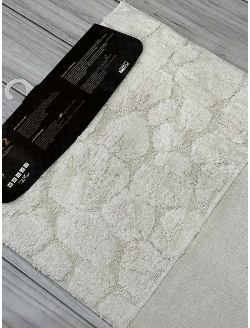 Tas krem. Килимки в ванну кімнату 2в1. Omo home Туреччина