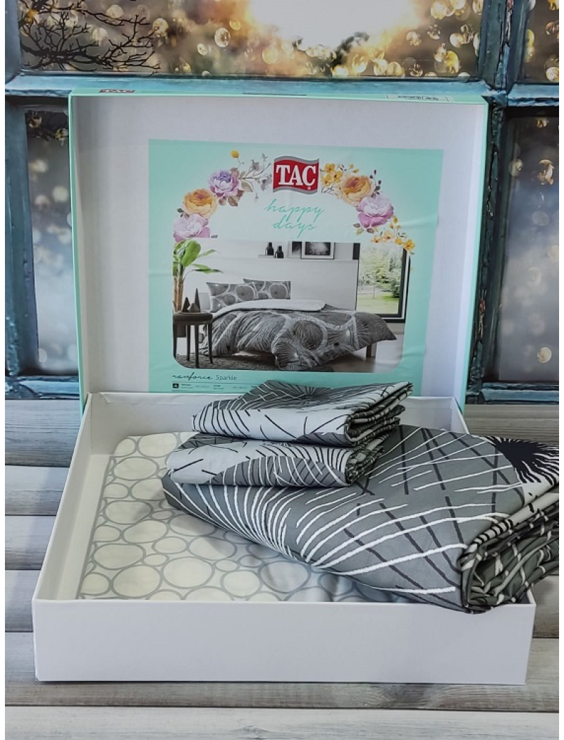 Sparkle постільна білизна. Євро розмір. Ранфор. Tac Туреччина.