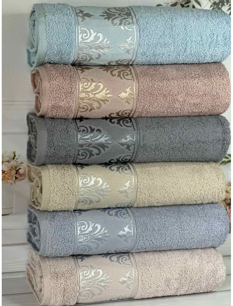 Payitaht Durul махрові рушники 50х90см., 6 шт/уп. Туреччина