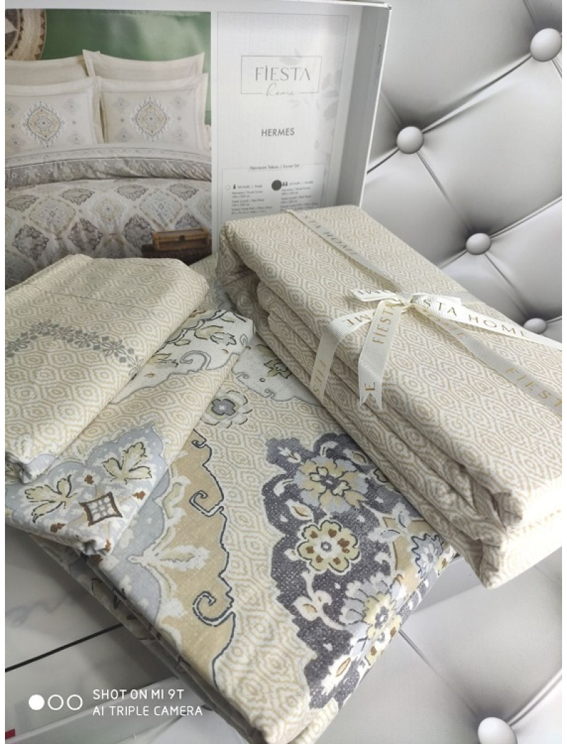 Hermes постільна білизна. Ранфорс. Євро розмір. Fiesta Туреччина.