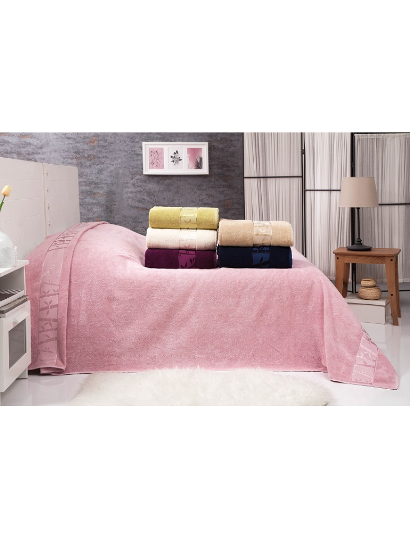 Gold pembe бамбукове простирадло 200х220см. Belizza Туреччина