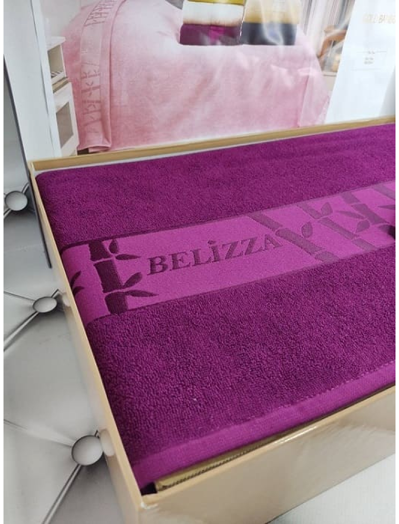 Gold bordo бамбукове простирадло 200х220см. Belizza Туреччина
