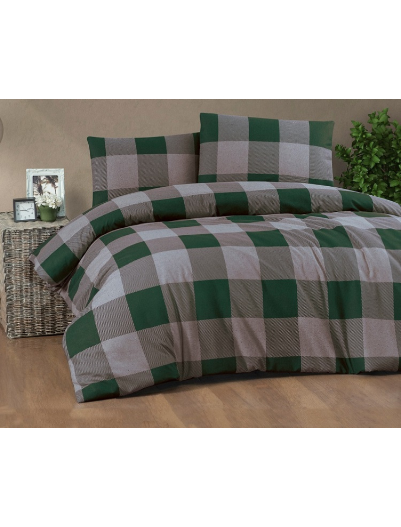 41901 фланелева постіль, євро розмір. Cotton collection Туреччина