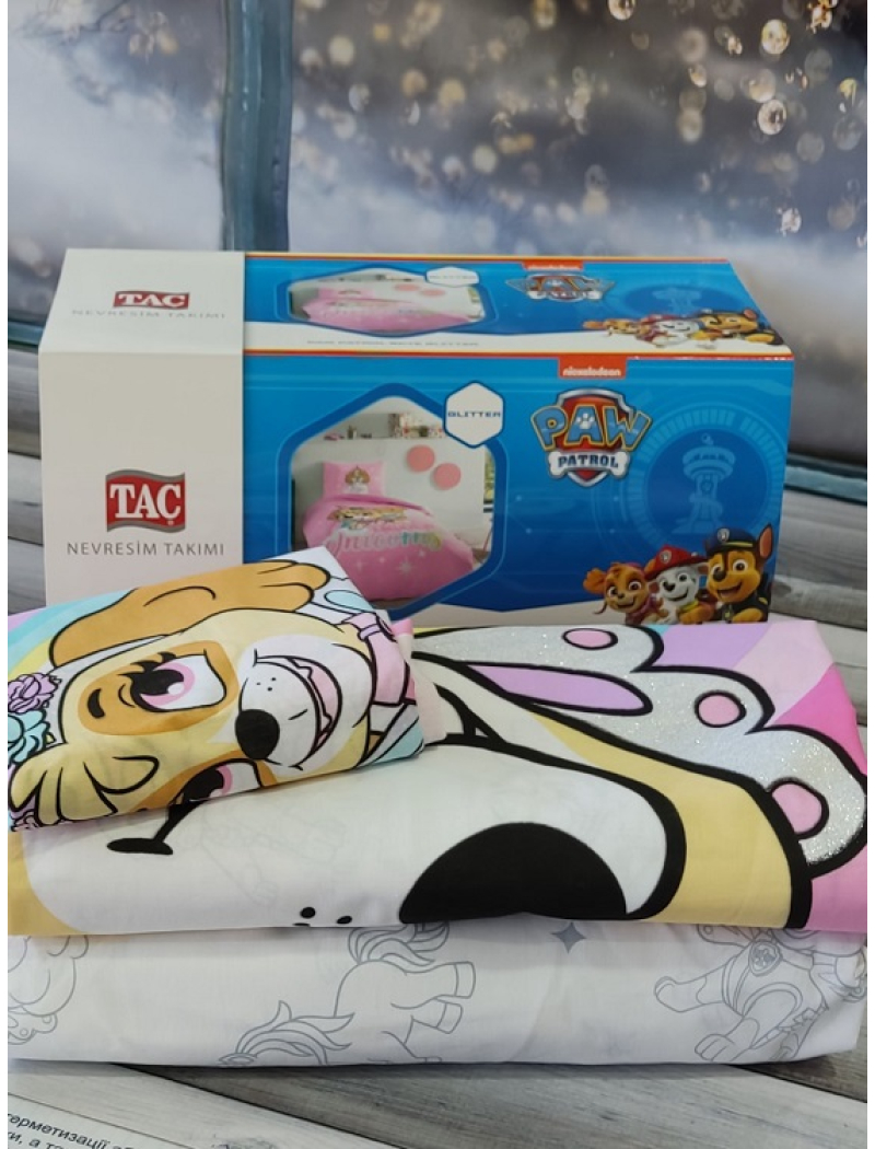 Paw patrol girls полуторна дитяча постіль. Ранфорс. TAC Туреччина.