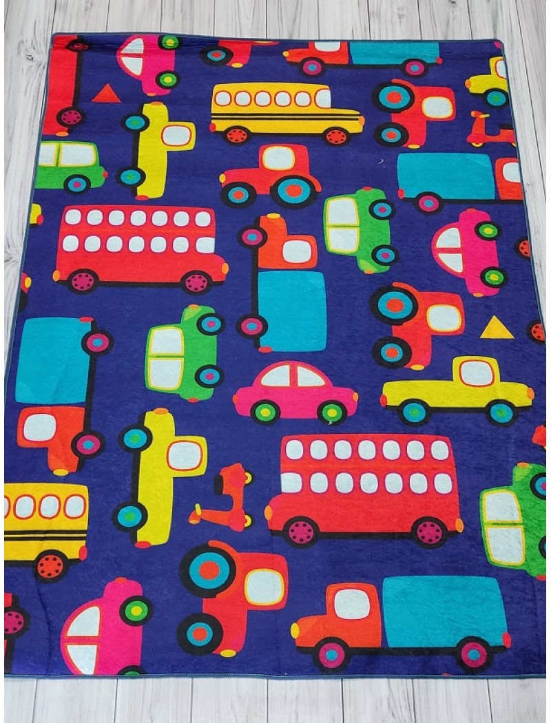 Cars mavi 140х190см. Килимки в дитячу кімнату. Туреччина.
