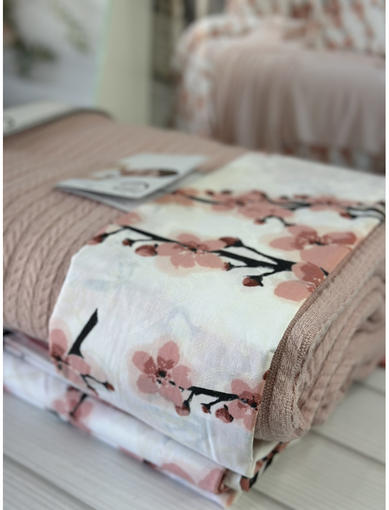 Pudra Літній набір з Плед машинна в'язка. Romeo home Туреччина