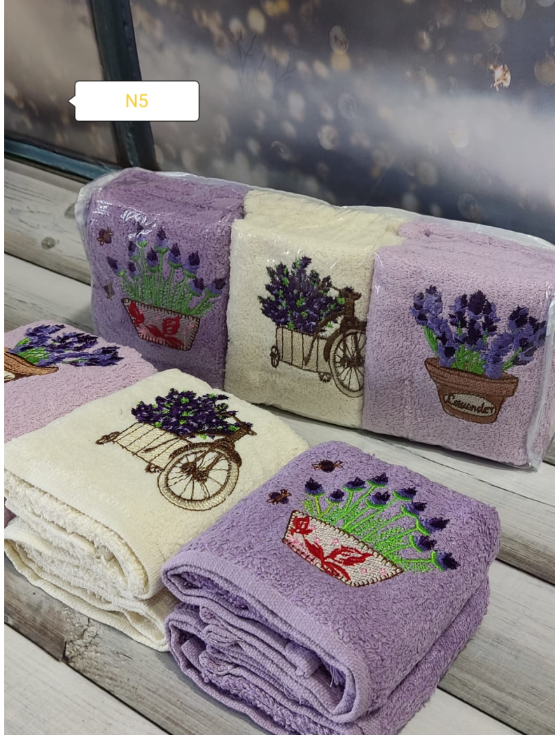 Mame Lavanta 30х50см., 6 шт/уп. Кухонні рушники. ПВХ упаковка.