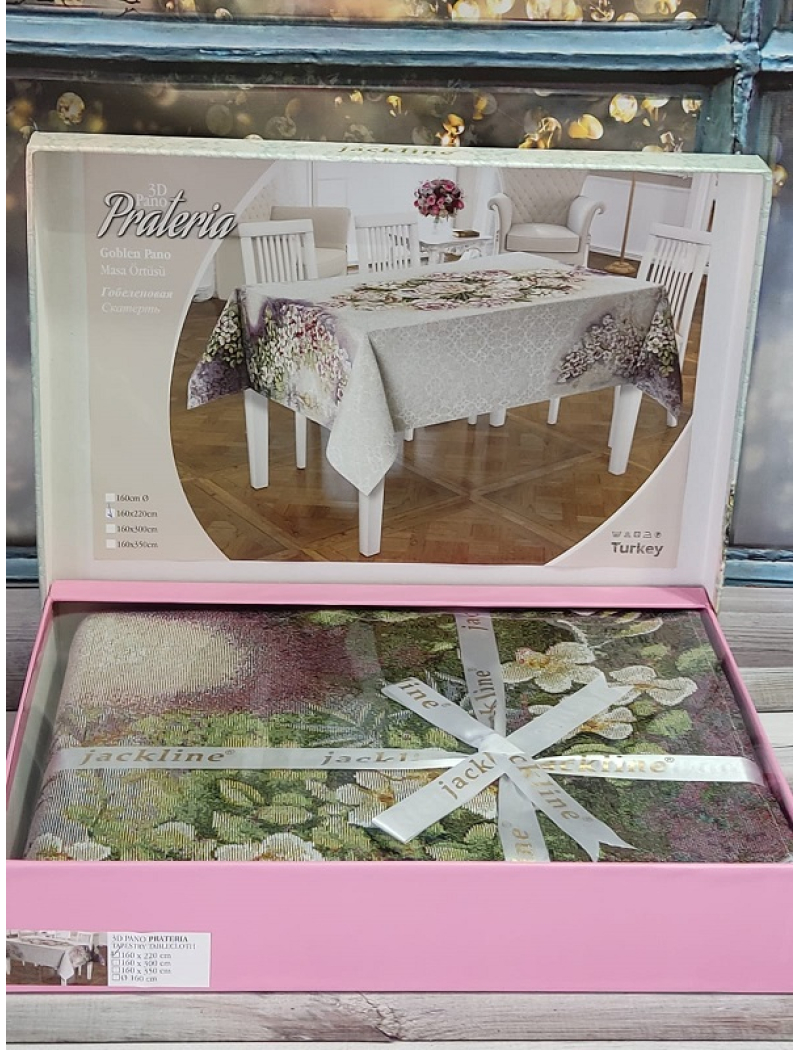 Jackline Туреччина.Prateria.Гобеленова скатертина 160х220см.