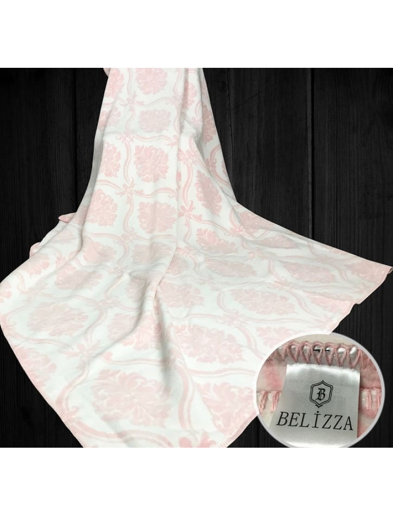 Damask pembe 200х220см. Плед. Туреччина Belizza