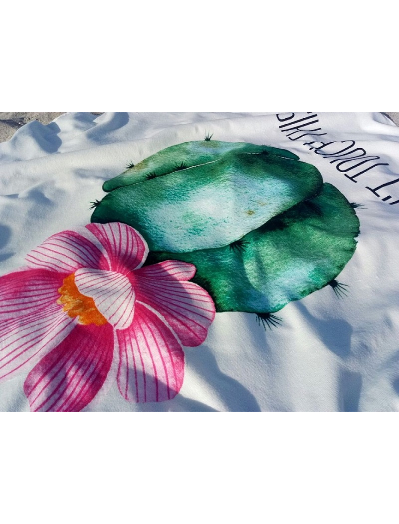 Kaktus пляжна кругла підстилка 150х150см. Туреччина