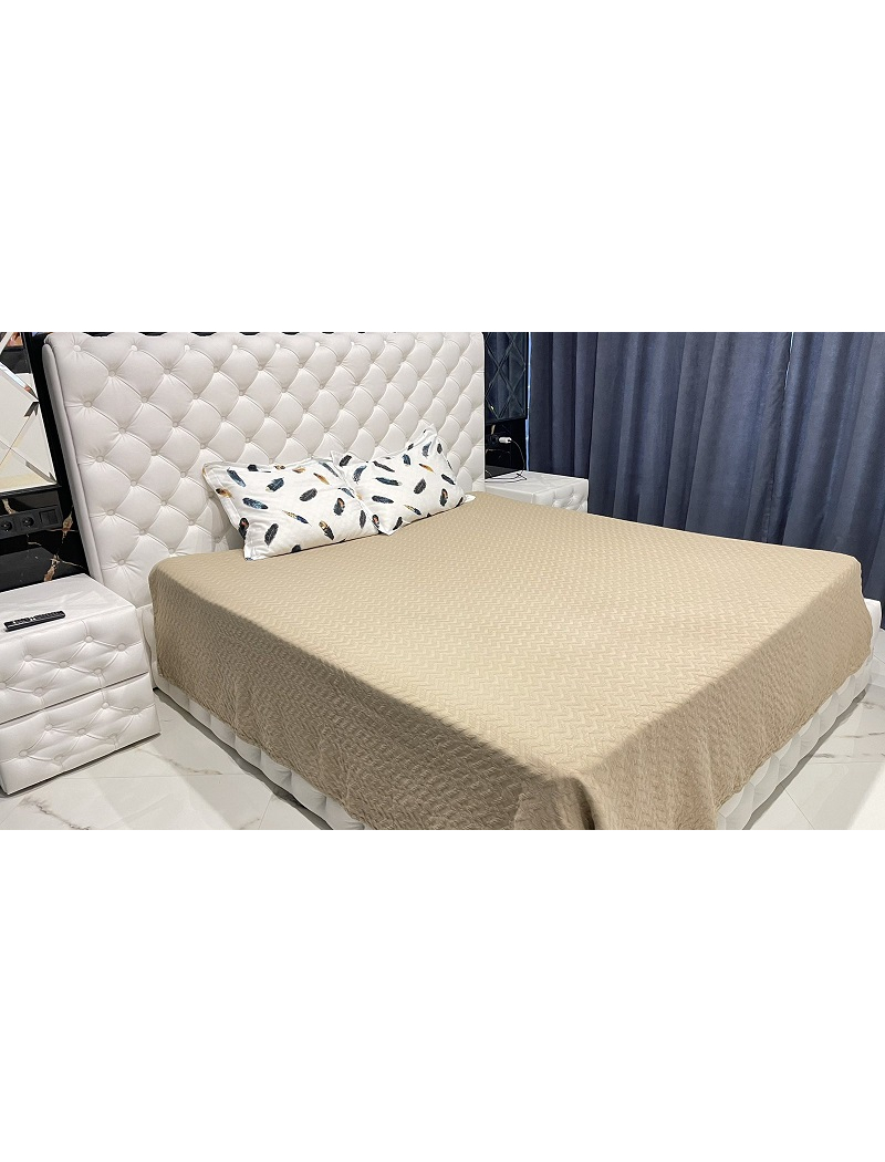 Bej бамбукове пікє 220х260см. Mylinn Home Туреччина