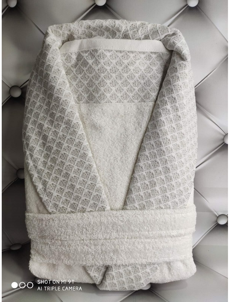 Mila krem Pupilla чоловічій халат + рушник 50х90см.