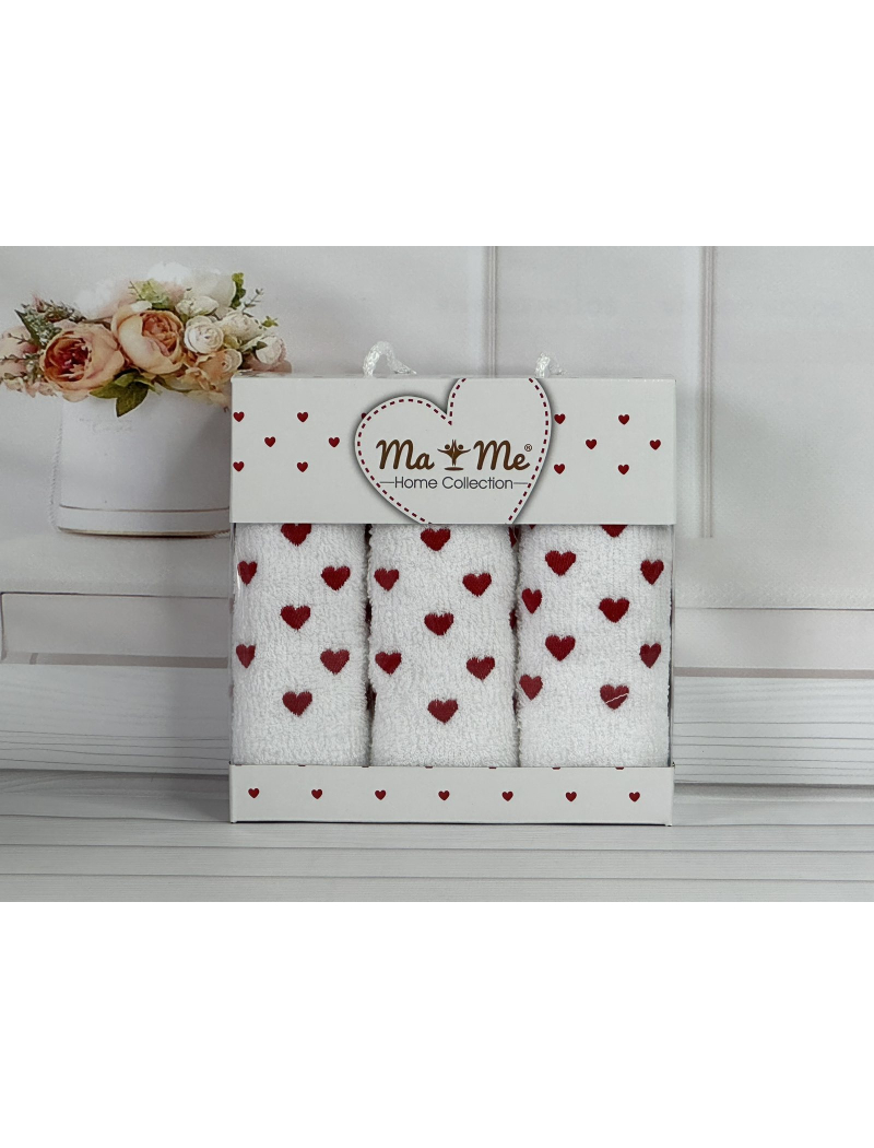 Mame Heart 3в1 кухонні рушники 30х50см.