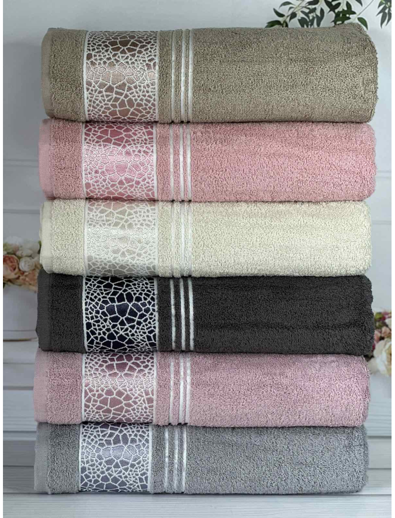 Kirikcam Durul махрові рушники 50х90см., 6 шт/уп. Туреччина