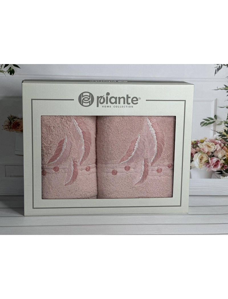 Piante pero pembe 3D 2в1 бавовняні рушники.Туреччина.