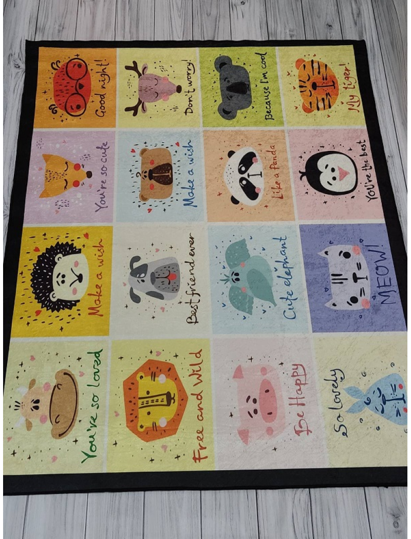 Baby bear zoo 140х190см. Килимки в дитячу кімнату. Туреччина.