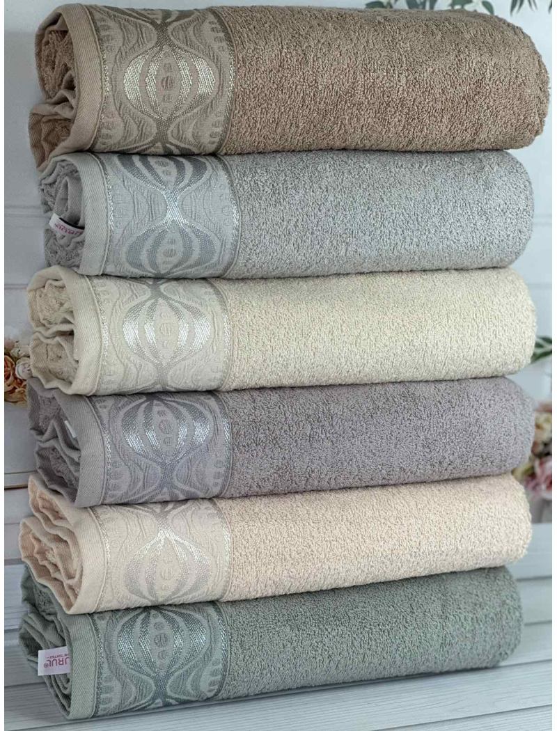 Spiral Durul махрові рушники 50х90см., 6 шт/уп. Туреччина