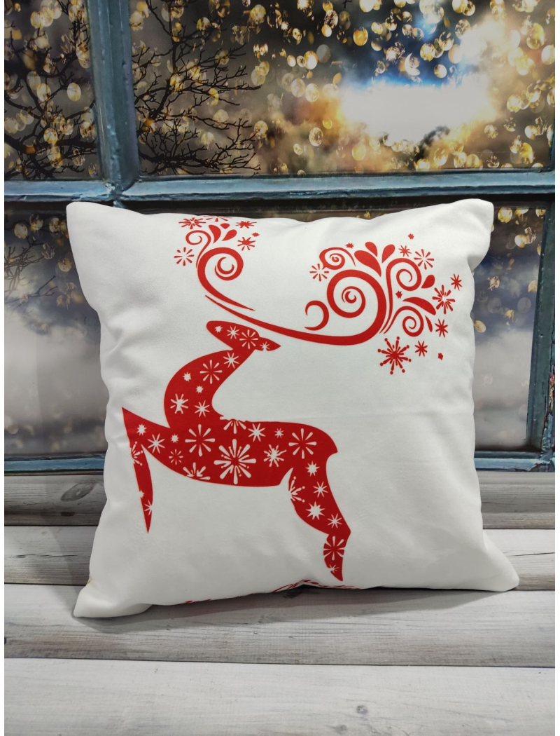 Новорічні наволочки 45х45см. Dijital принт. Туреччина.