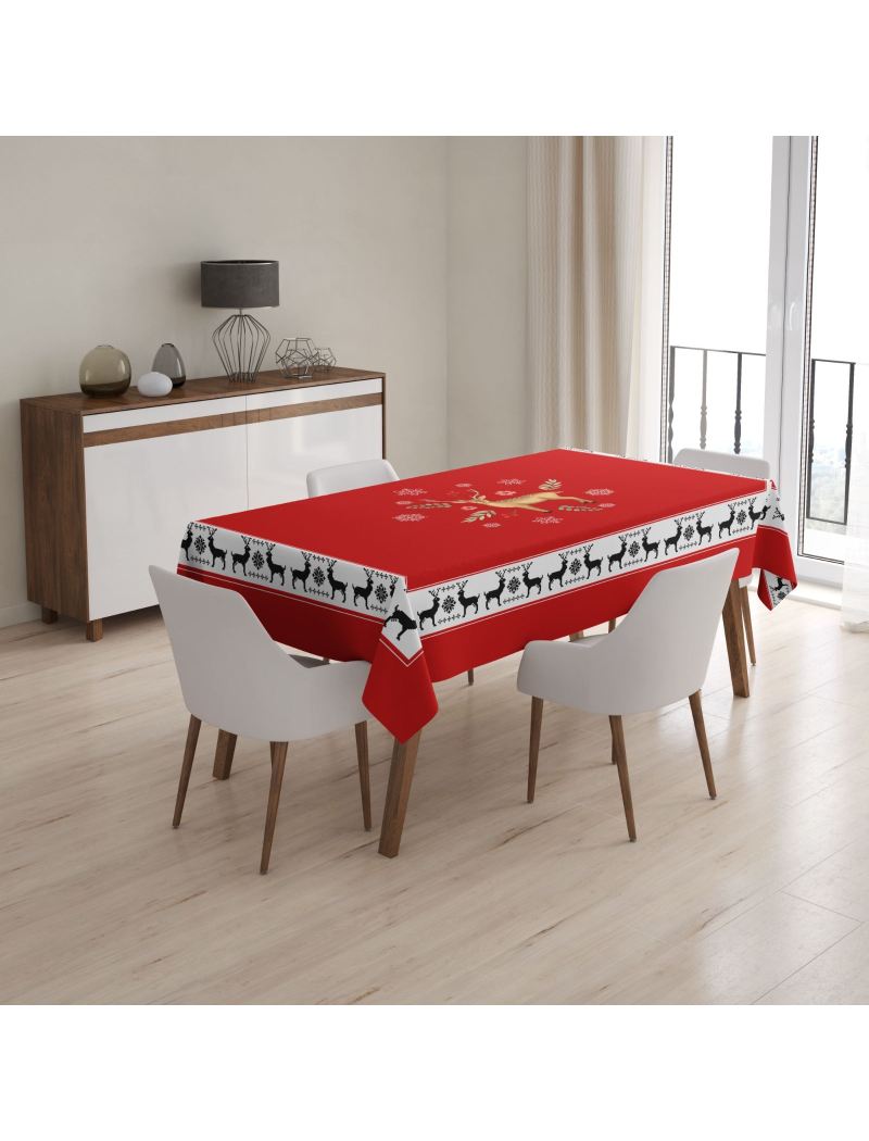СТ.Новорічна скатертина 150х215см. Поліестер. Туреччина.