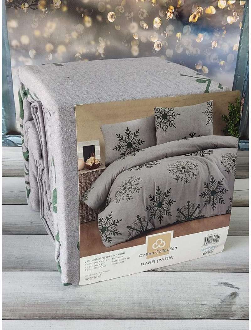 41900 фланелева постіль, євро розмір. Cotton collection Туреччина