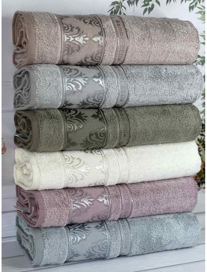 022 Durul Bambuk рушники 50х90см., 6 шт/уп. Туреччина