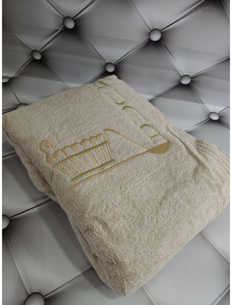 Bej набір в сауну. Махра. Suvari Туреччина.