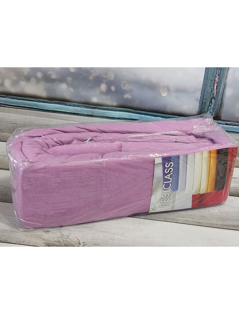 Fusya трикотажне простирадло на резинці 180х200см. Best class Туреччина.