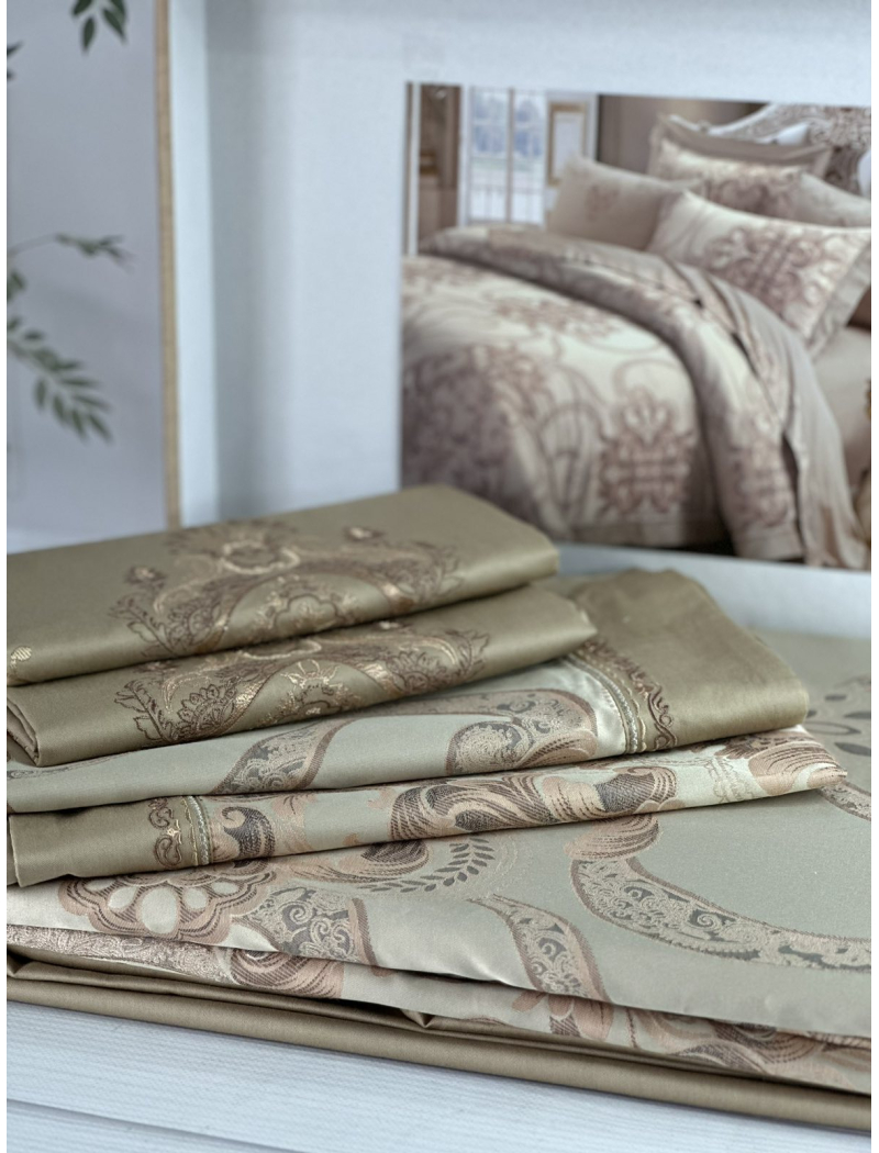 NO.64 жаккардова постіль. Євро розмір. Word of dream.