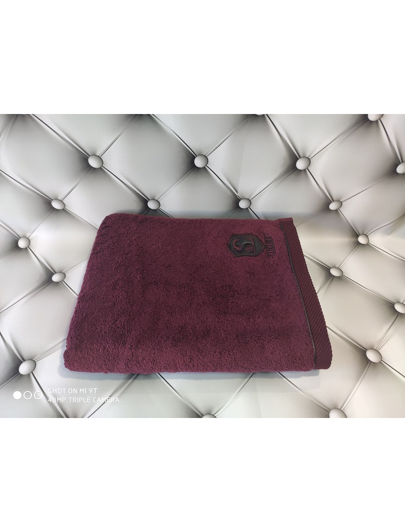 Luxure bordo махровое полотенце 85х150см., 580 г/м2. Хлопок. Soft cotton Турция.