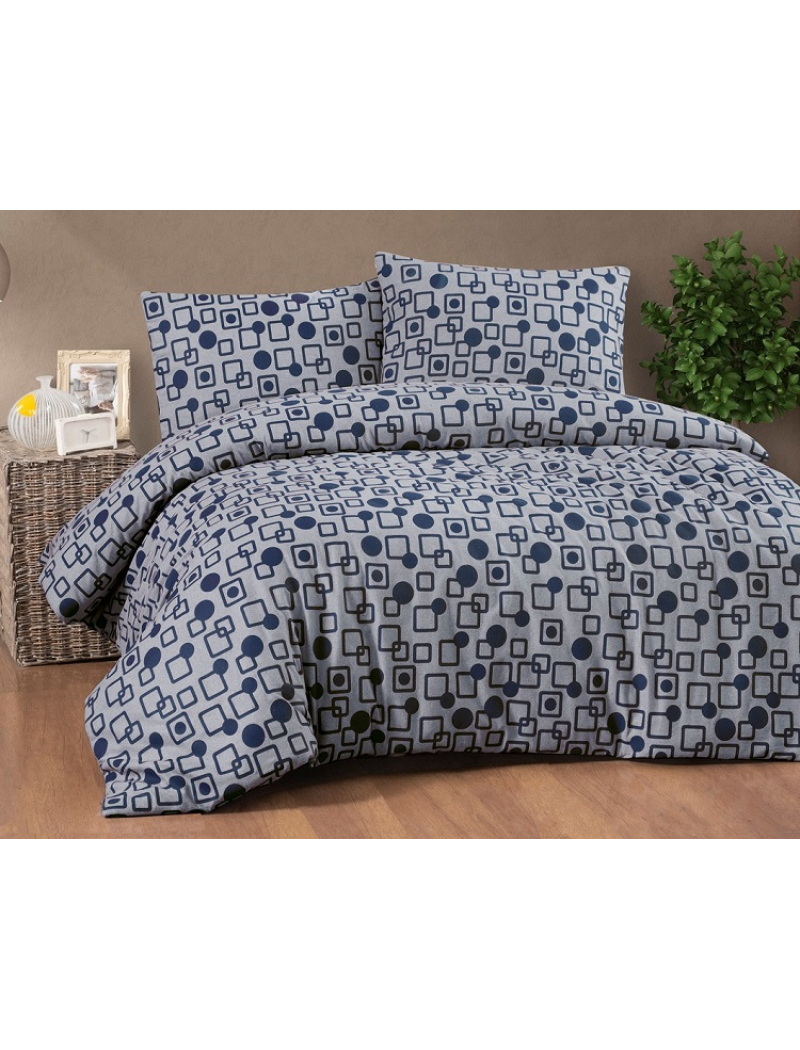 41894 фланелева постіль, євро розмір. Cotton collection Туреччина