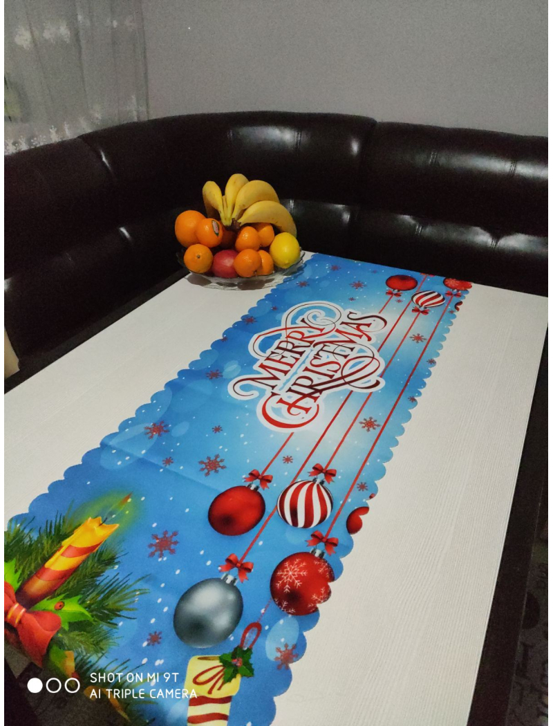 СТ.Новорічна дорожка 134х37см. Поліестер. Туреччина.