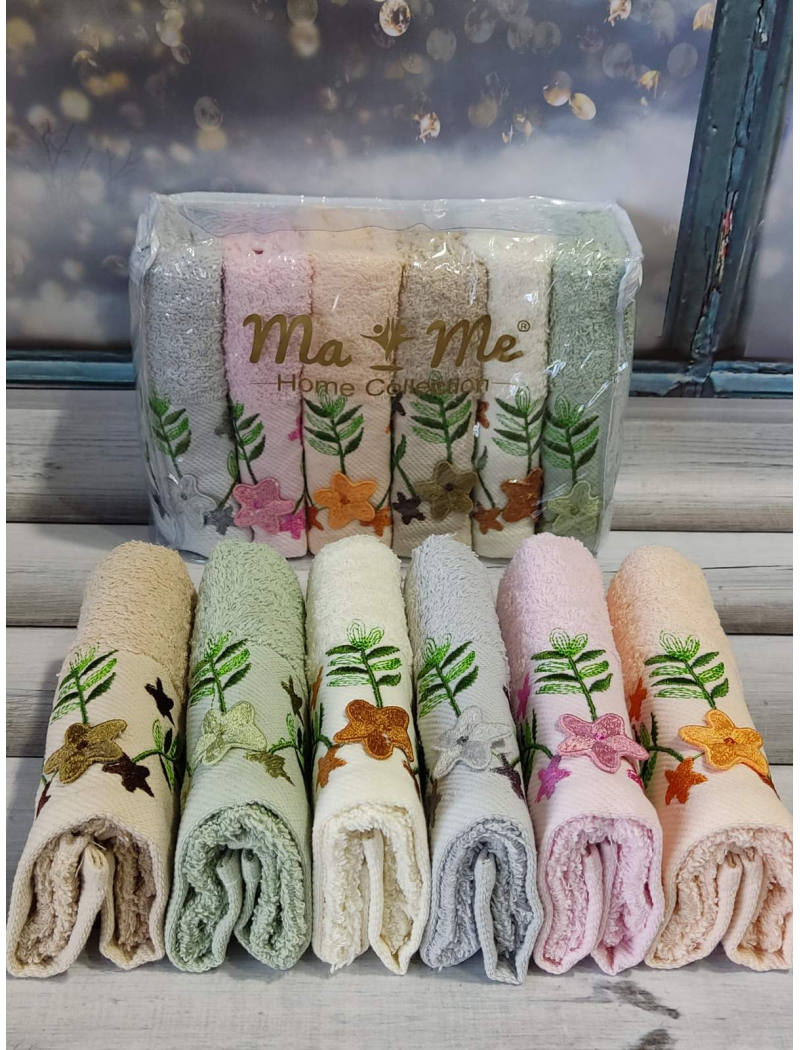 Mame Sakura 30х50см., 6 шт/уп. кухонні махрові рушники.