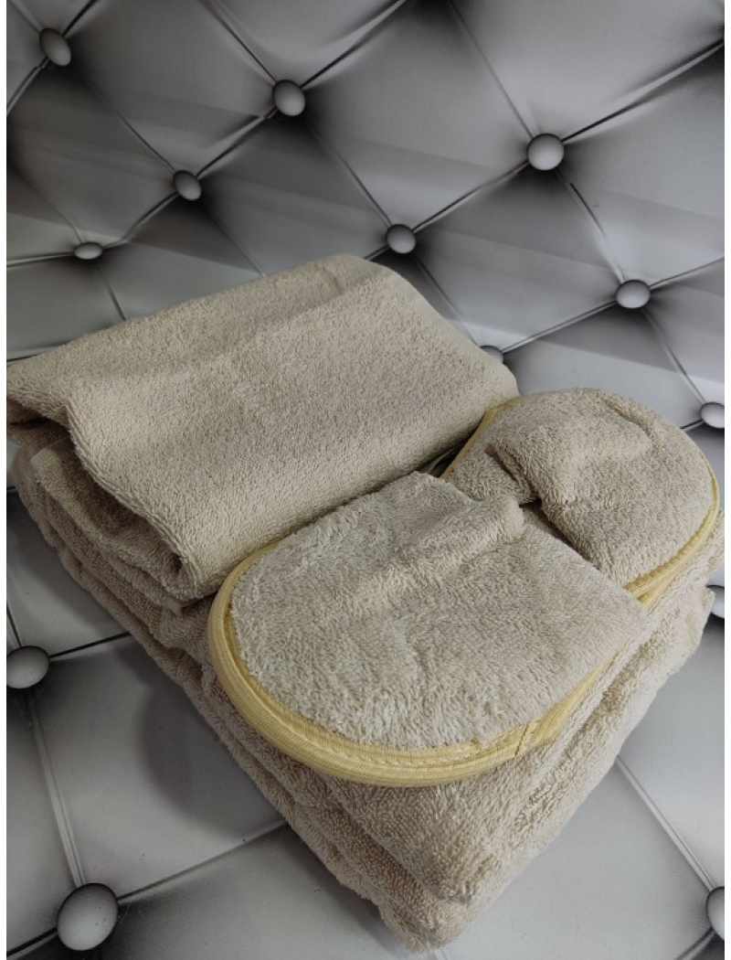 Bej набір в сауну. Махра. Suvari Туреччина.