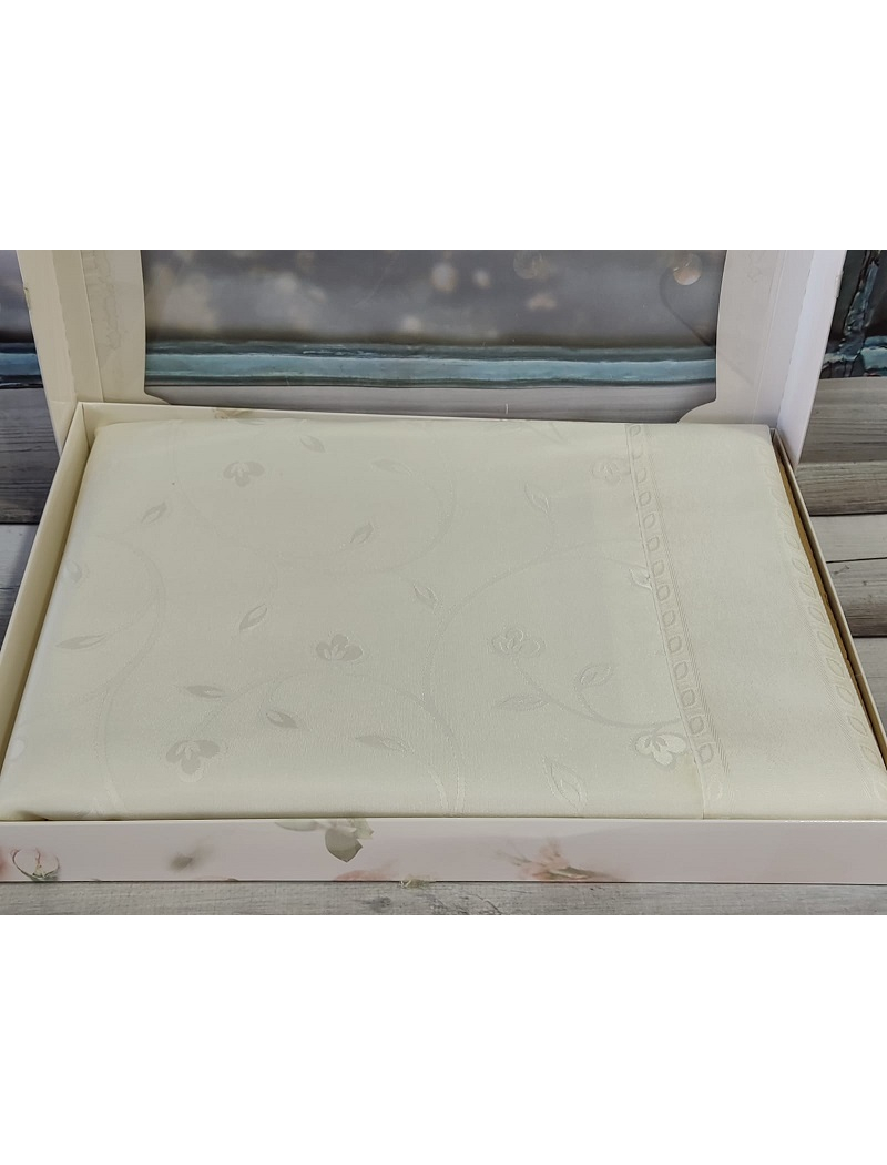 Jackline Туреччина.LUX BORDERED JTD 136 Водовідштовхуюча скатертина 160х220см.