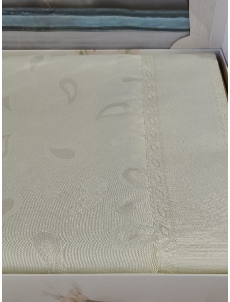 Jackline Туреччина.LUX BORDERED JTD 139 Водовідштовхуюча скатертина 160х220см.