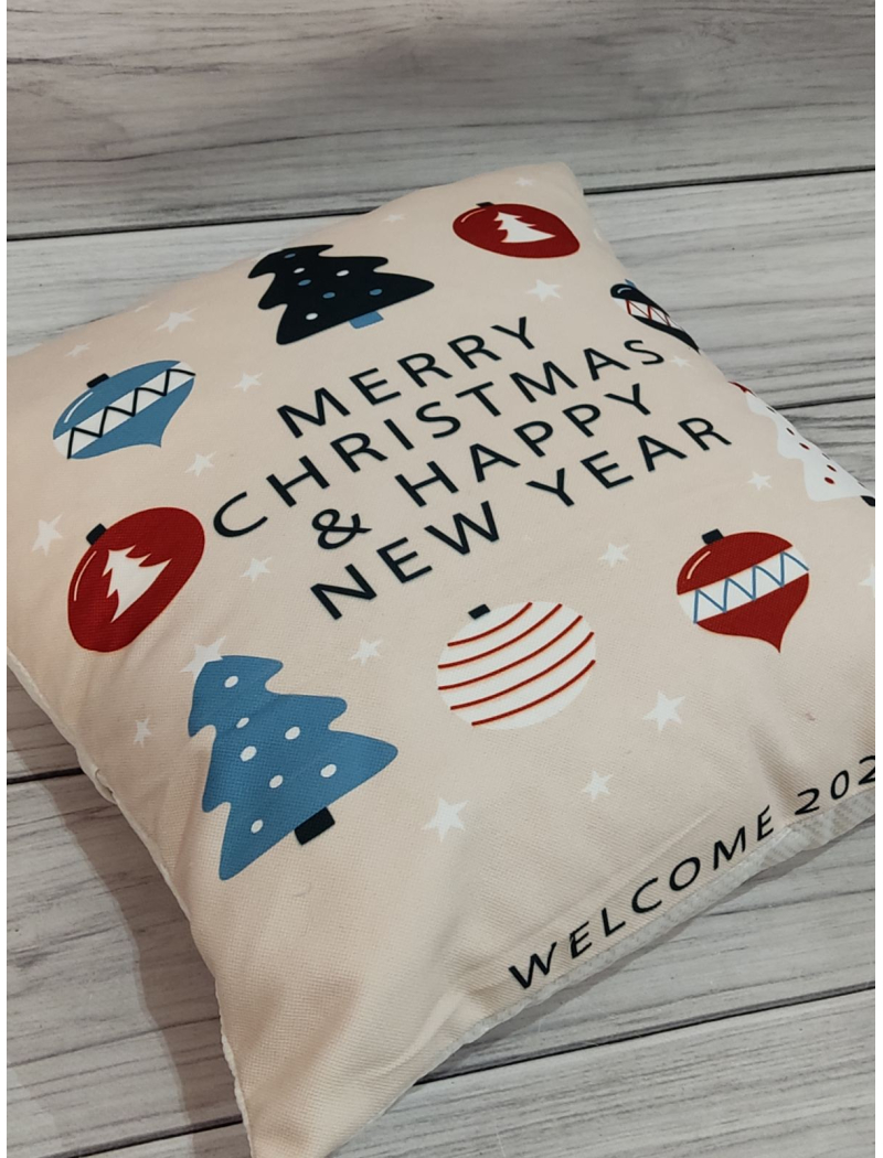 Новорічні наволочки 45х45см. Dijital принт. Туреччина.