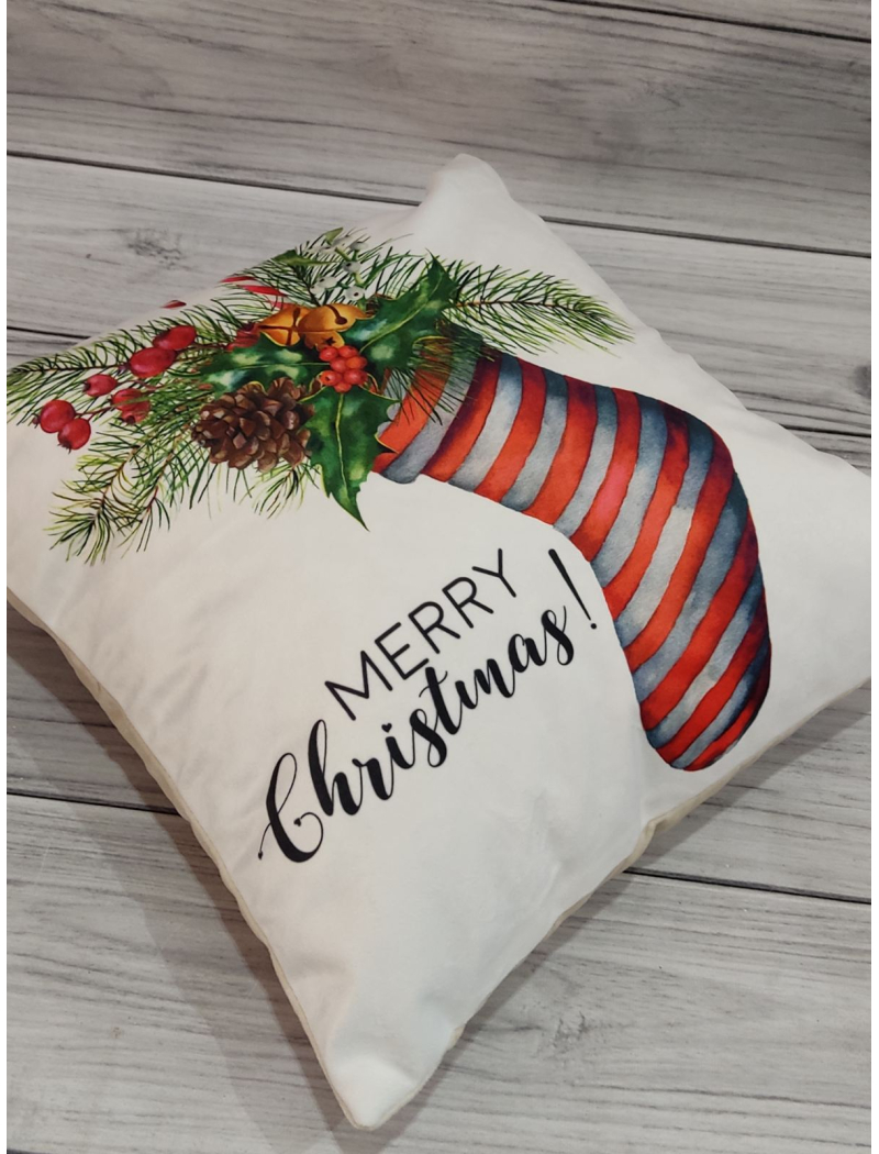 Новорічні наволочки 45х45см. Dijital принт. Туреччина.