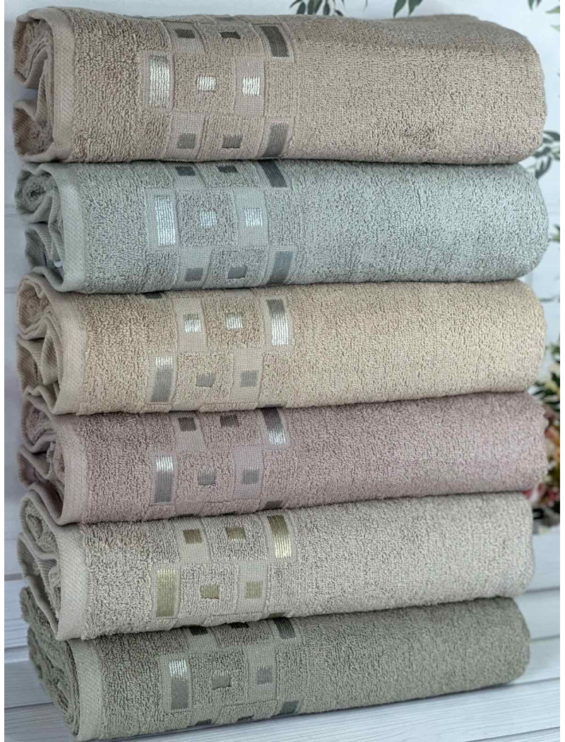 Adal Durul махрові рушники 50х90см., 6 шт/уп. Туреччина
