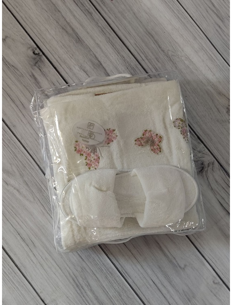 Butterfly krem ​​бамбуковые женские наборы для сауны. Pupilla Турция.