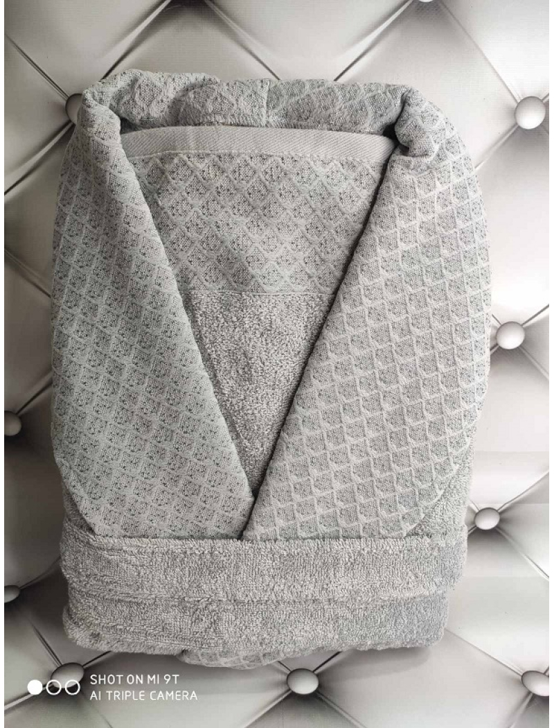 Mila Mint Pupilla Махровий чоловічий халат з рушником 50х90см.