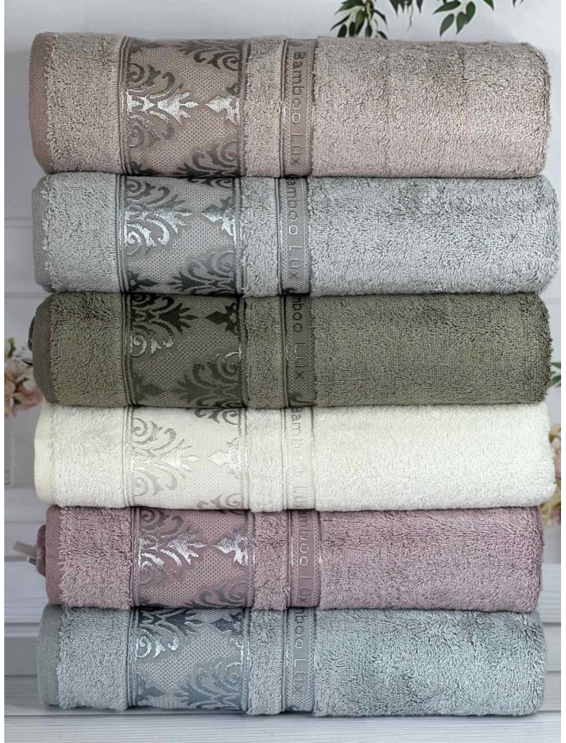 022 Durul Bambuk рушники 70х140см., 6 шт/уп. Туреччина