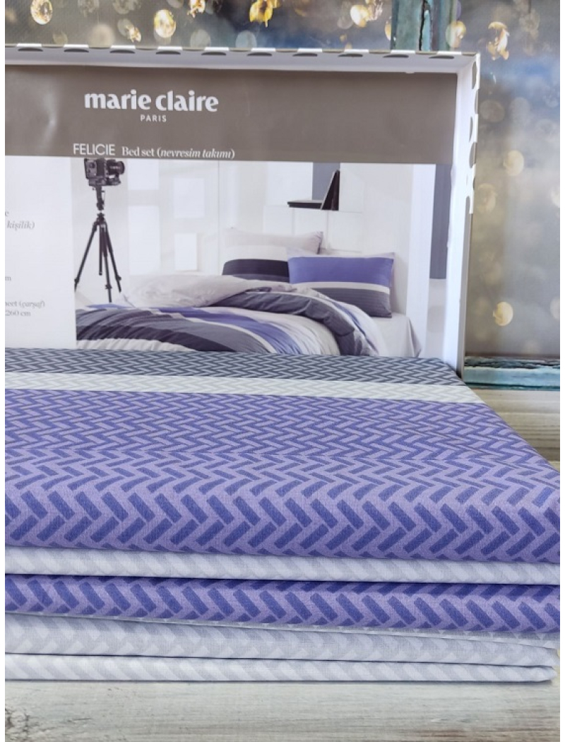 Сімейний Felice lacivert постільна білизна, ранфорс. Marie Claire