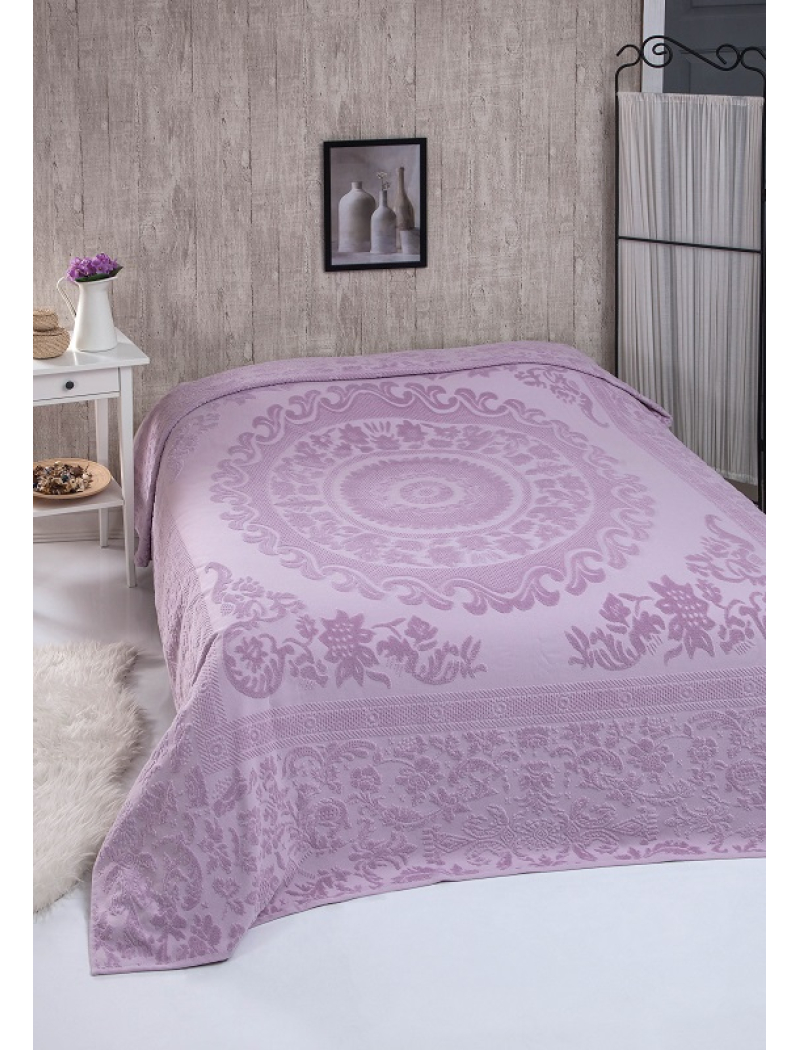 Odessa lila велюрове простирадло 200х220см. Brlizza Туреччина