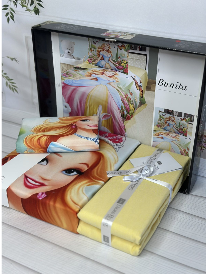 Bunita дитяча полуторна постільна білизна. Ранфорс. Romeo home Туреччина.